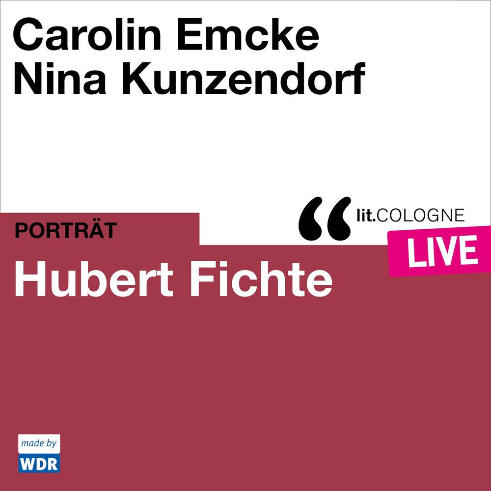 Hubert Fichte - lit.COLOGNE live
