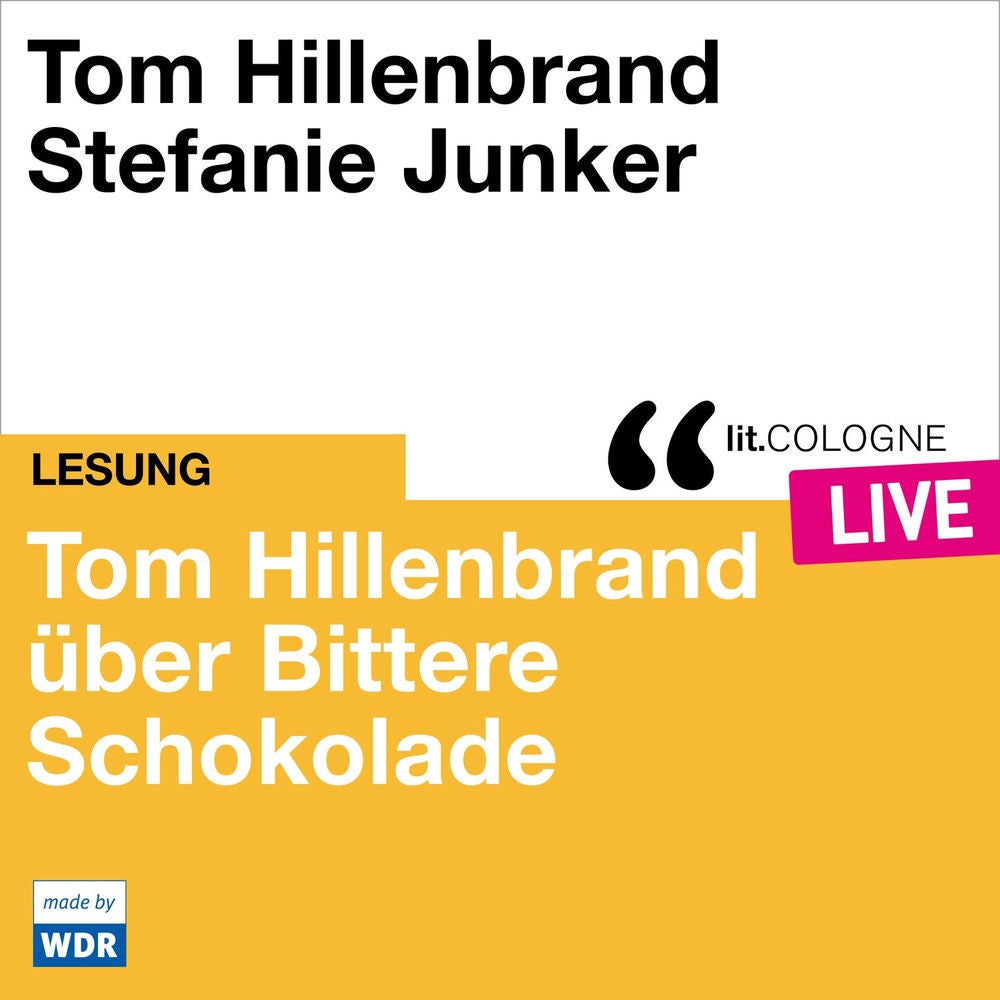 Tom Hillenbrand reicht uns bittere Schokolade - lit.COLOGNE live