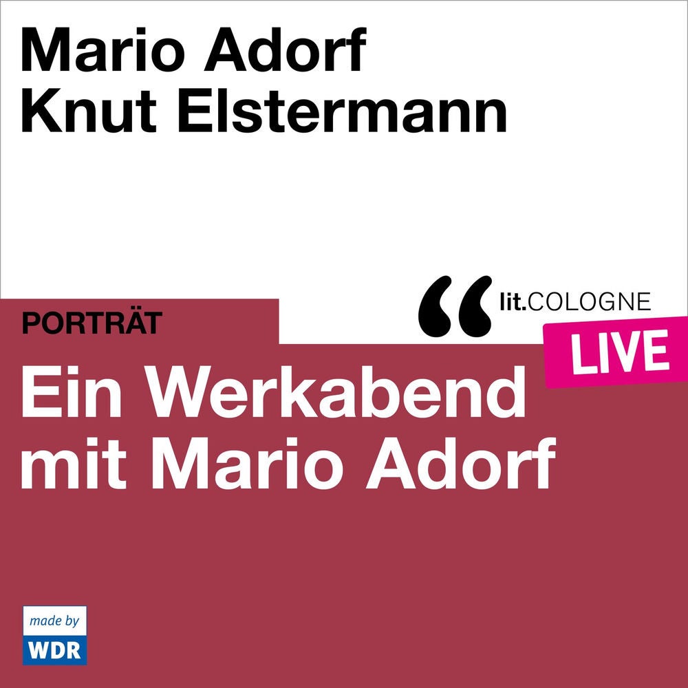 Ein Werkabend mit Mario Adorf - lit.COLOGNE live