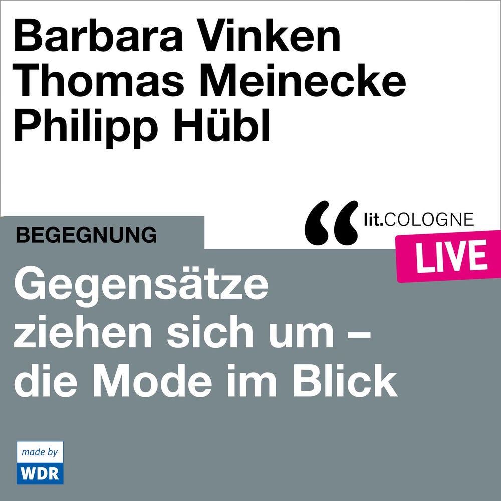Gegensätze ziehen sich um - Mode im Blick - lit.COLOGNE live