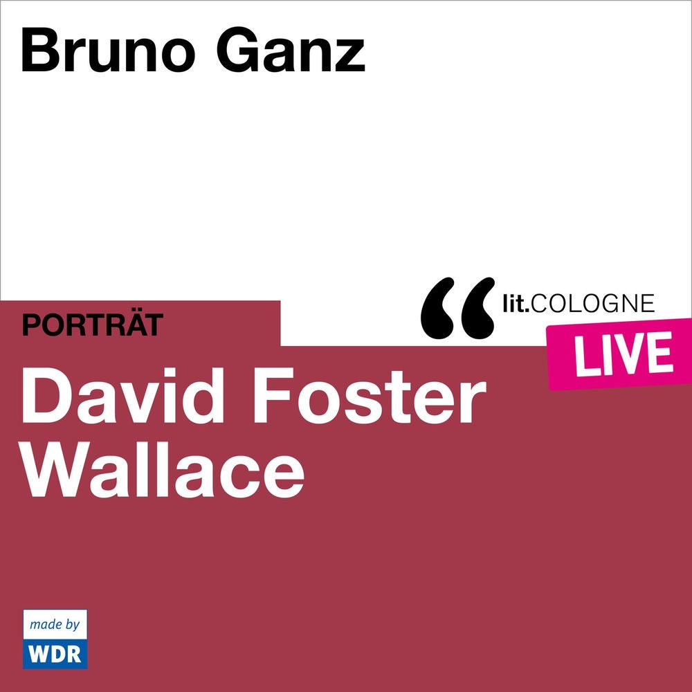 Bruno Ganz liest David Foster Wallace - lit.COLOGNE live