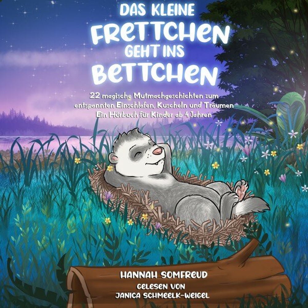 Das kleine Frettchen geht ins Bettchen