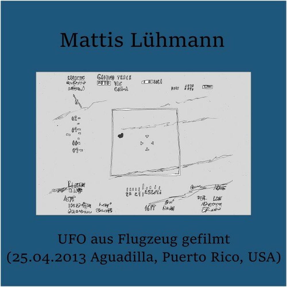 Ufo aus Flugzeug gefilmt (25.04.2013 Aguadilla, Puerto Rico, USA)