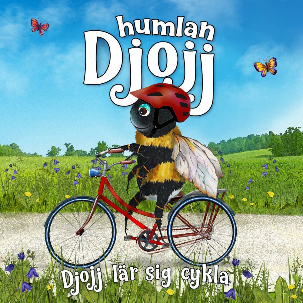 Djojj lär sig cykla