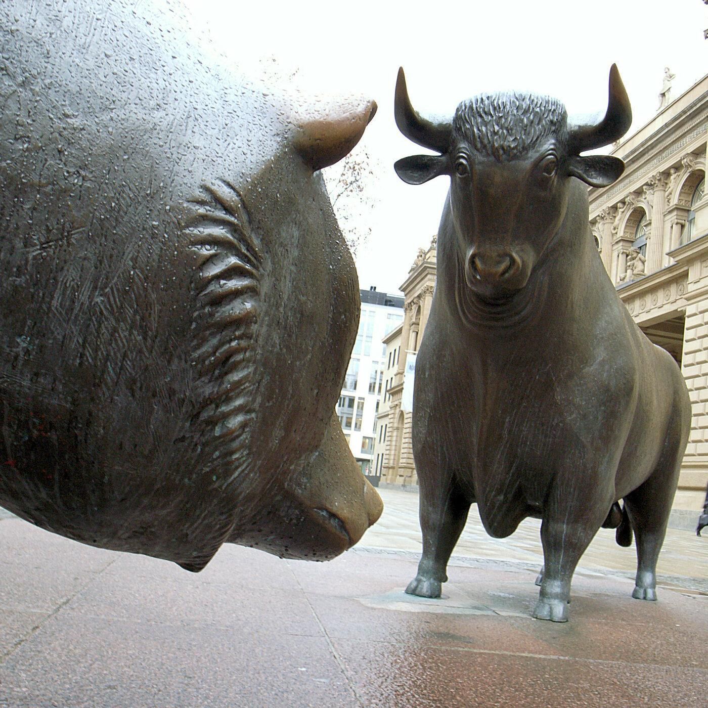 US-Bär vs. Europa-Bulle - wer macht das Rennen?