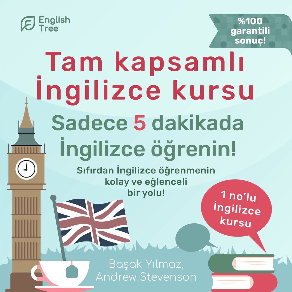 Tam kapsamlı İngilizce kursu - Sadece 5 dakikada İngilizce öğrenin!