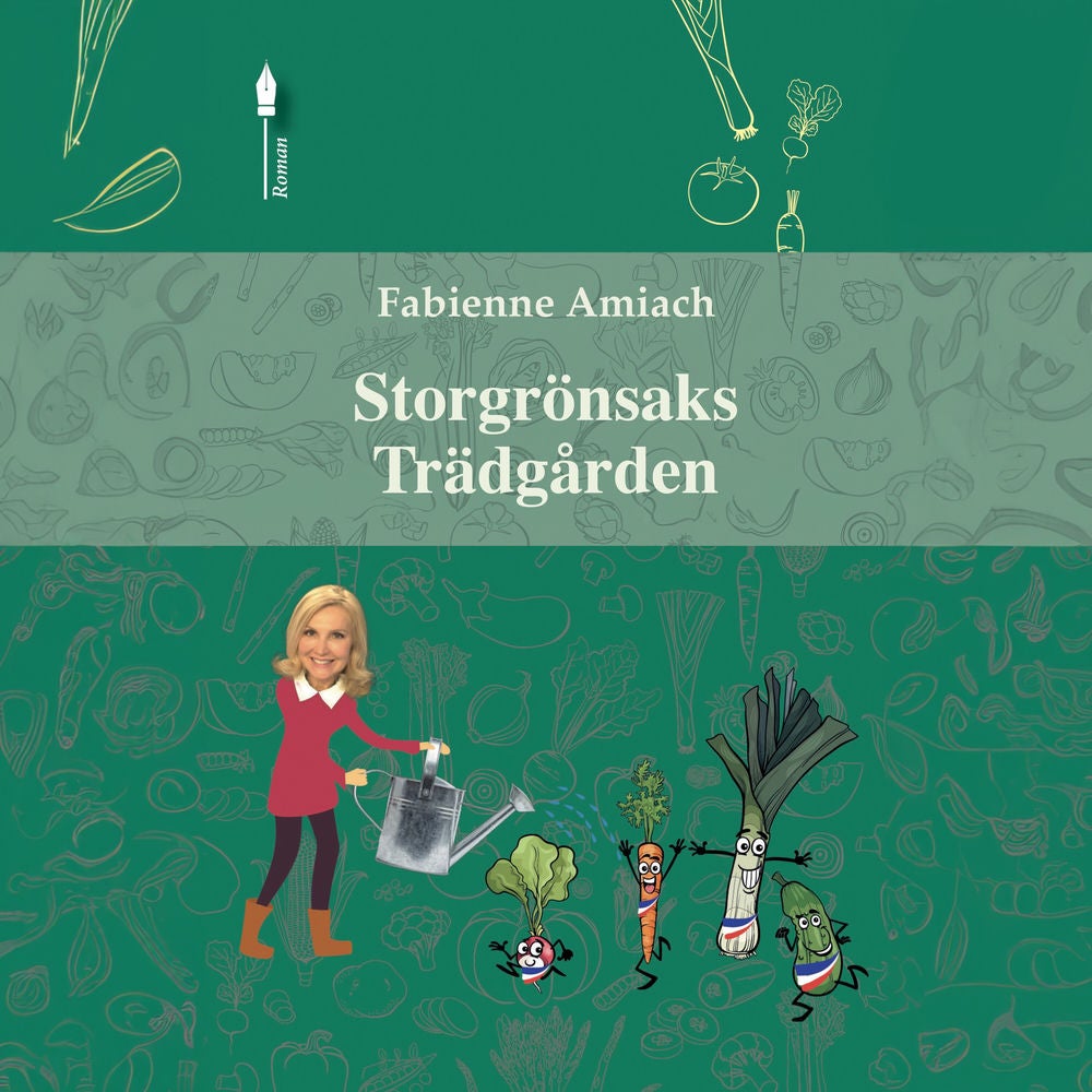 Trädgården med stora grönsaker