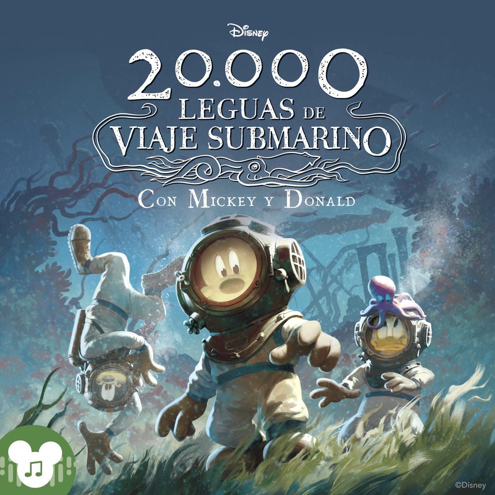 20,000 leguas de viaje submarino Con Mickey y Donald
