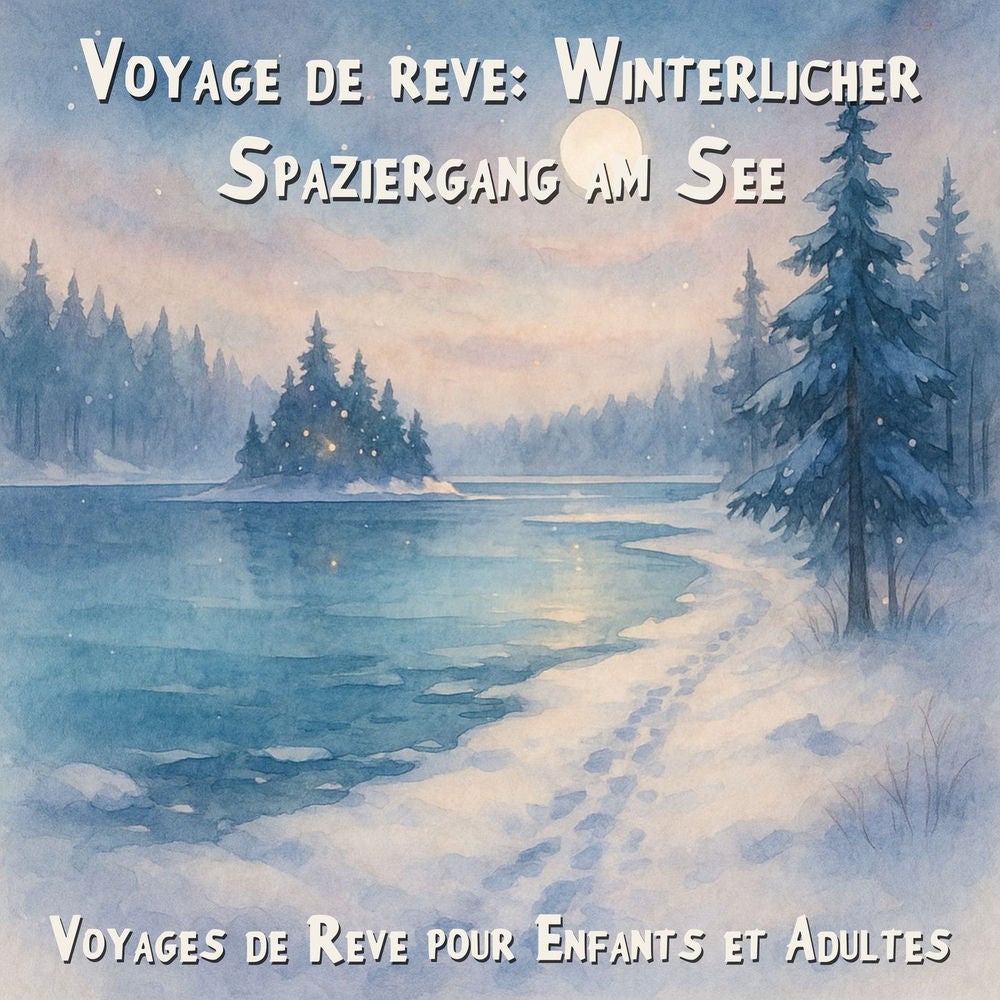 Voyage de rêve: Promenade hivernale au bord du lac