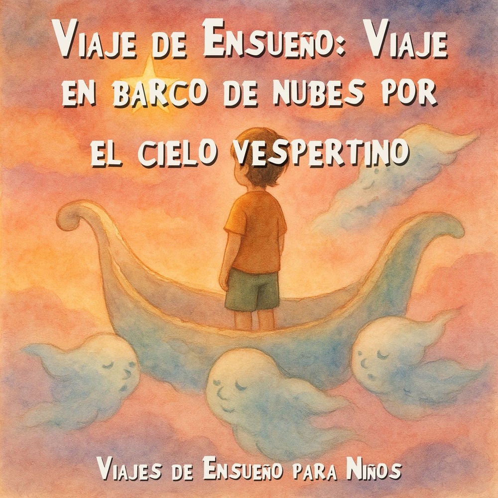 Viaje de Ensueño: Viaje en barco de nubes por el cielo vespertino