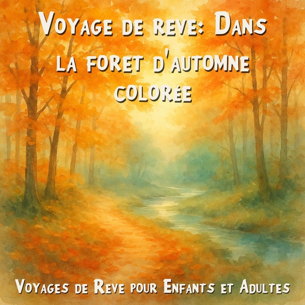 Voyage de rêve: Dans la forêt d'automne colorée
