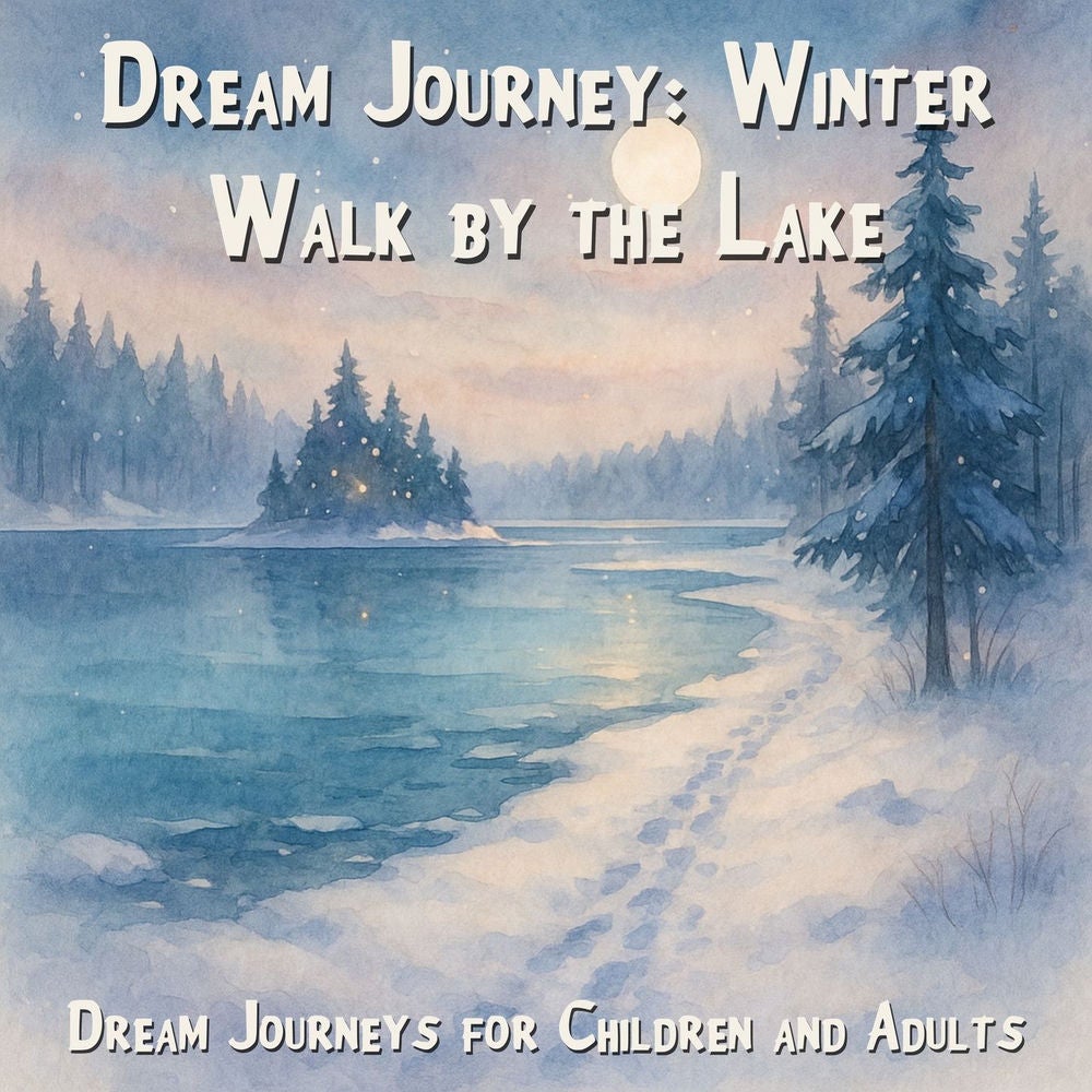 Dream Journey: Winter Walk by the Lake