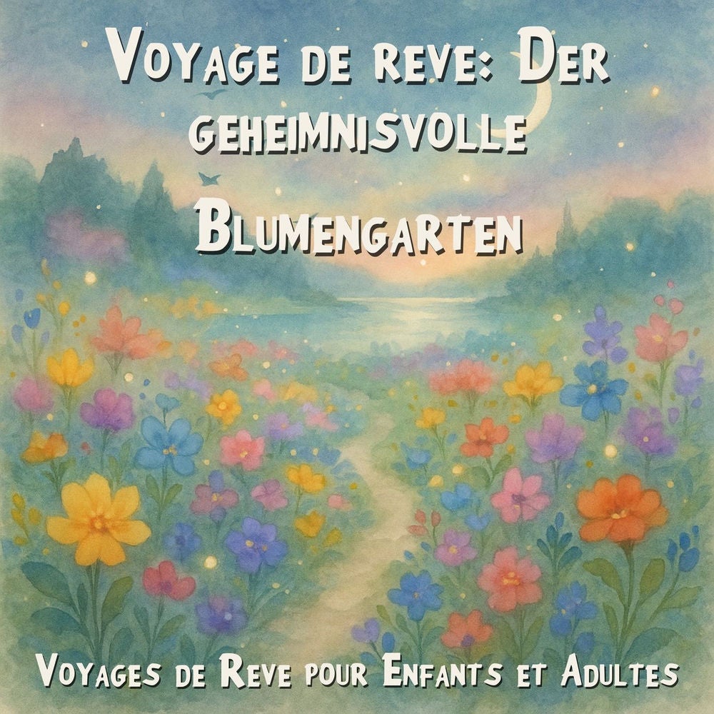 Voyage de rêve: Le jardin mystérieux des fleurs