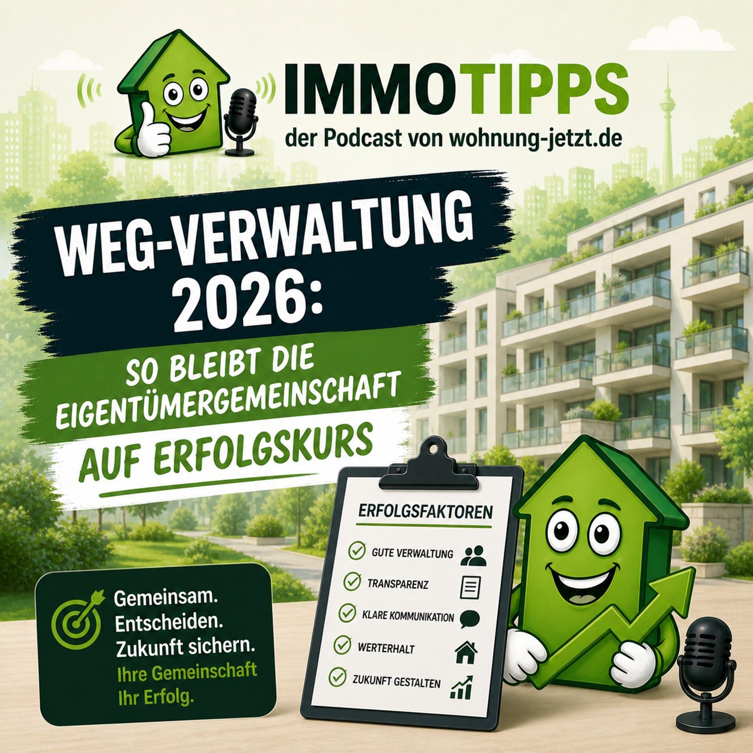 WEG-Verwaltung 2026: So bleibt die Eigentümergemeinschaft auf Erfolgskurs