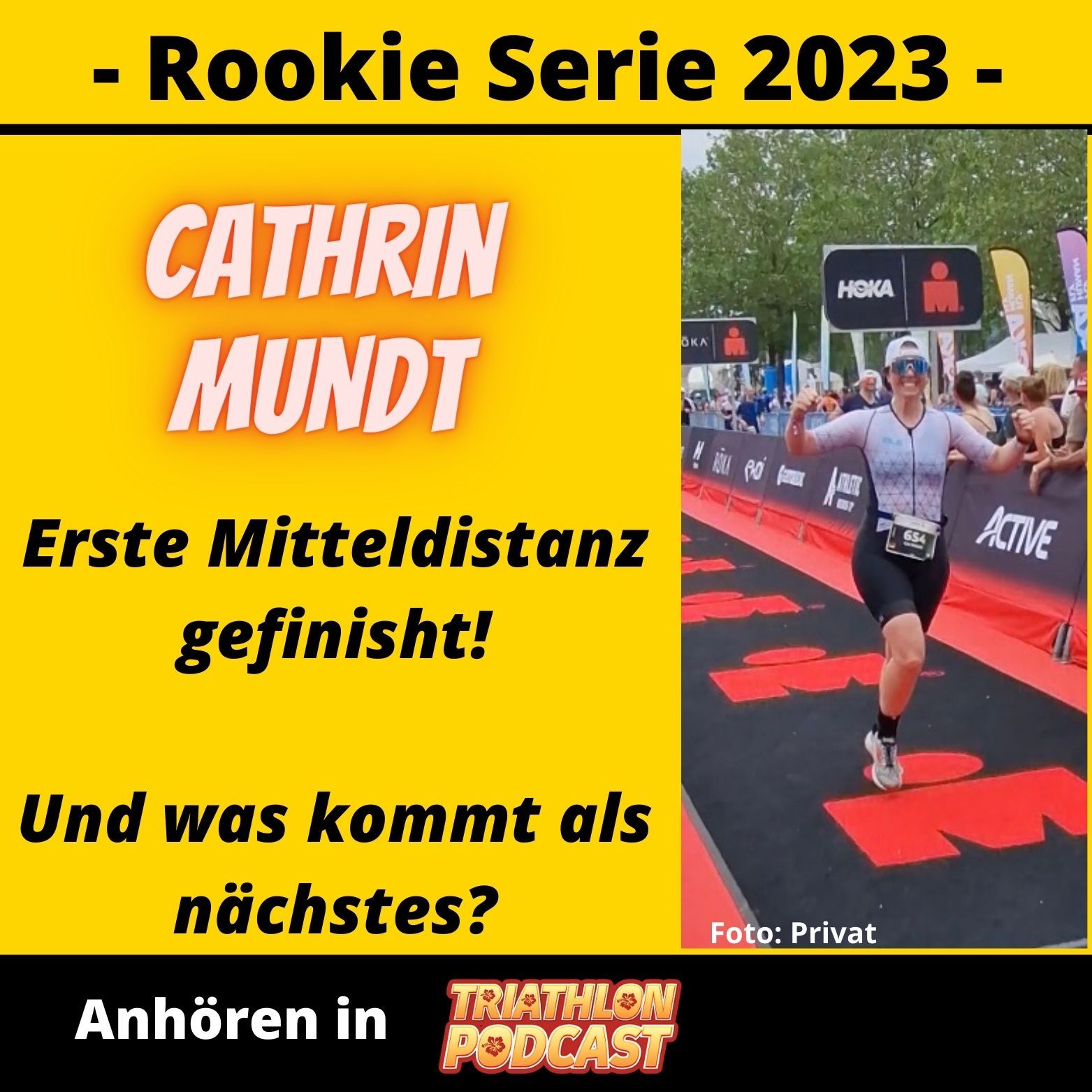 Cathrin Mundt - hat sie ihre erste Mitteldistanz gefinisht und überraschendes, nächstes Ziel - Rookie Serie