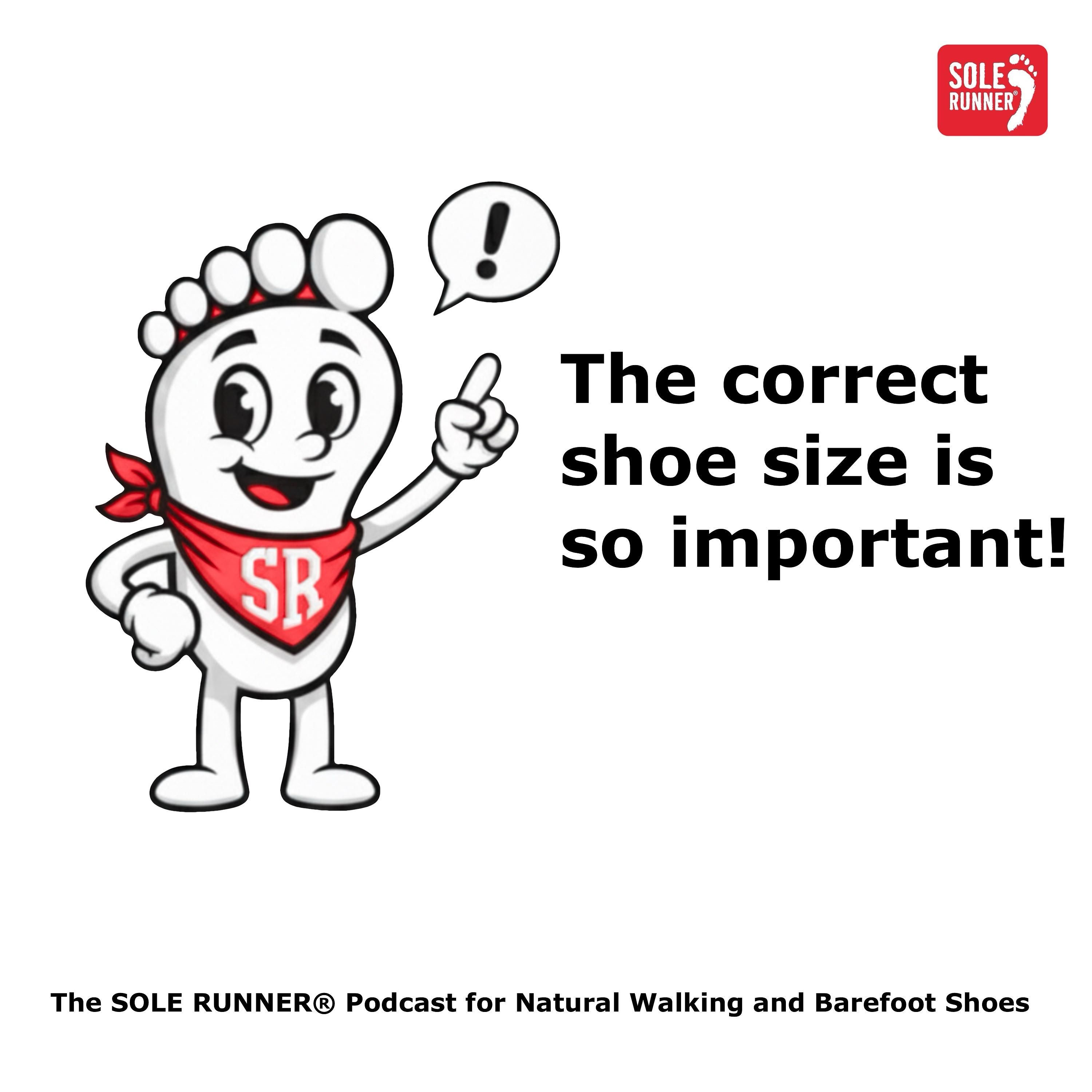 The correct shoe size is so important!