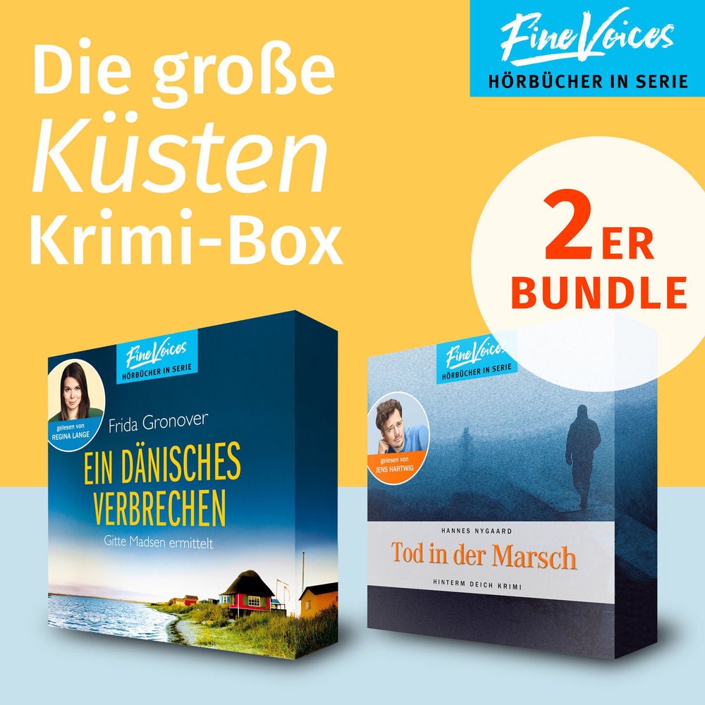 Die große Küsten Krimi-Box - Ein dänisches Verbrechen: Gitte Madsen ermittelt + Tod in der Marsch: Hinterm Deich Krimi
