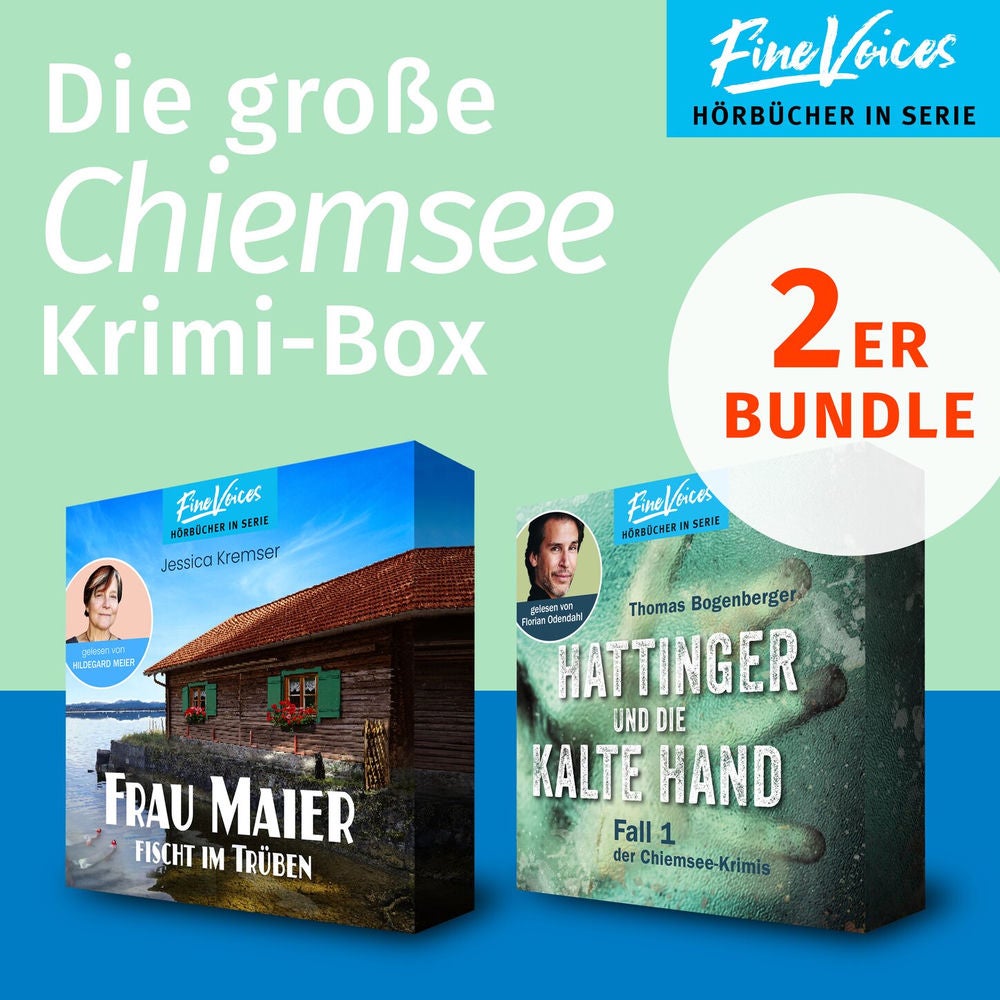 Die große Chiemsee Krimi-Box - Frau Maier fischt im trüben: Chiemgau-Krimi + Hattinger und die kalte Hand: Chiemsee-Krimi