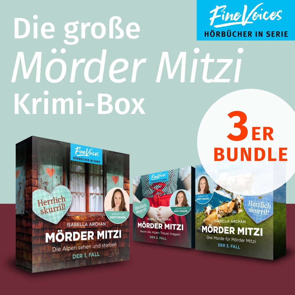 Die große MörderMitzi Krimi-Box - Die Alpen sehen und sterben + Wenn die Alpen Trauer tragen + Drei Morde für die MörderMitzi