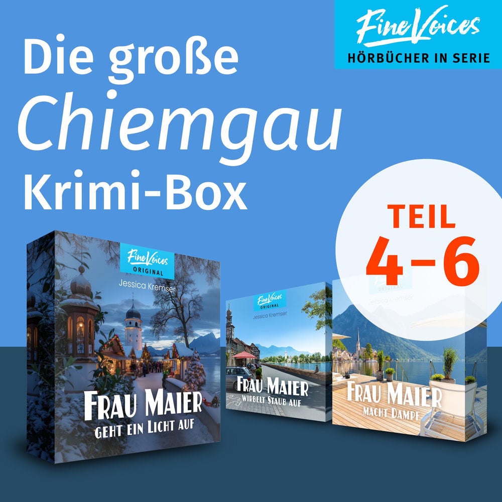 Die große Chiemgau Krimi-Box - Teil 4-6: Frau Maier wirbelt Staub auf + Frau Maier macht Dampf + Frau Maier geht ein Licht auf