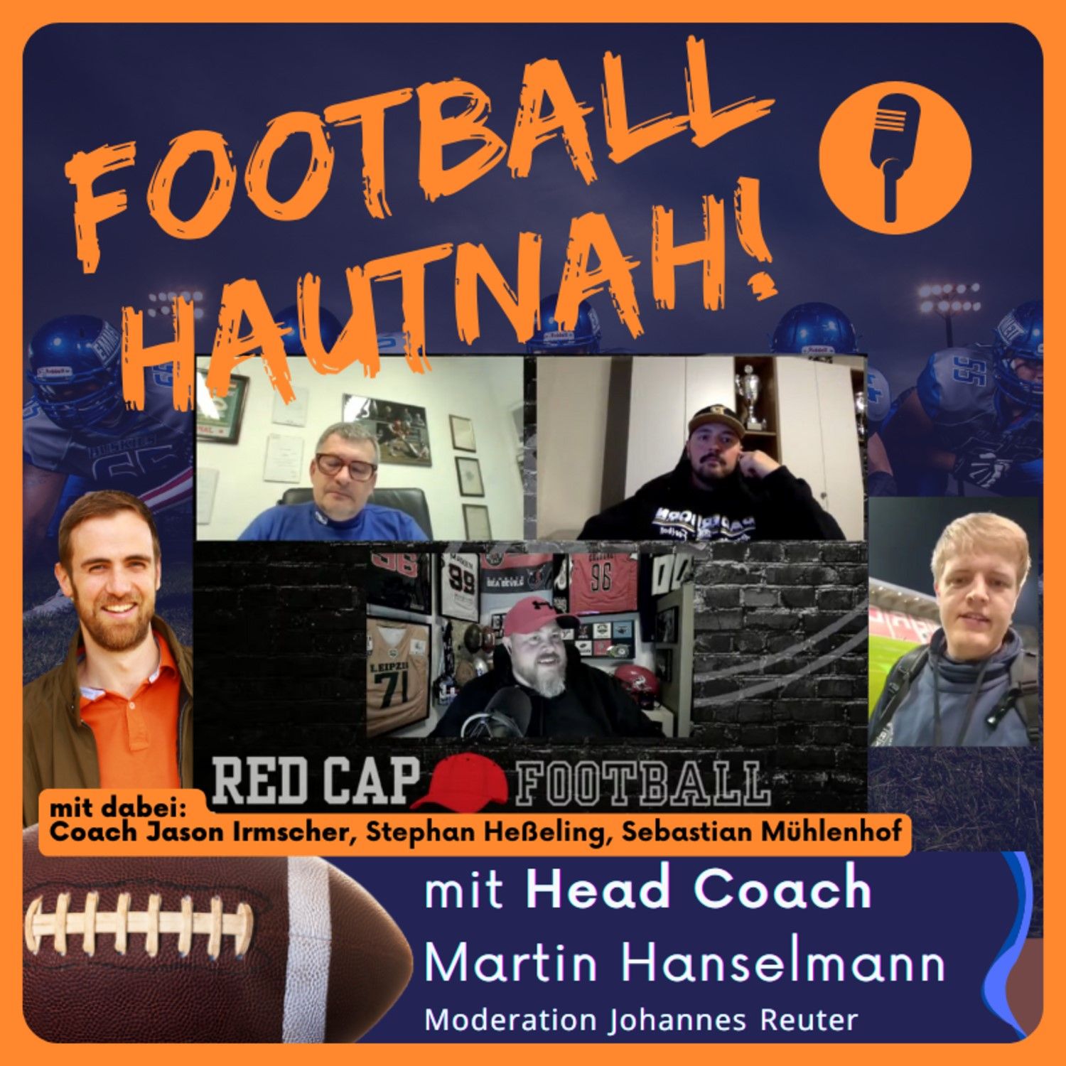 Jugendfootball - Martin, Jason Irmscher & Stephan Heßeling im Gespräch (#139) Sebastian Mühlenhof in Krefeld, Johannes bei Chiefs at Raiders