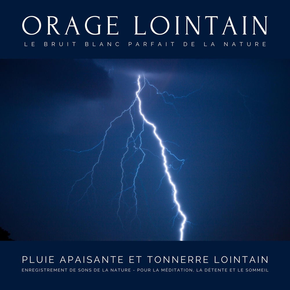 Pluie apaisante et tonnerre lointain – Enregistrement de sons de la nature – Pour la méditation, la détente et le sommeil – Le bru