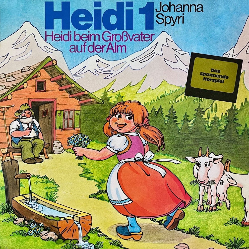 Heidi beim Großvater auf der Alm