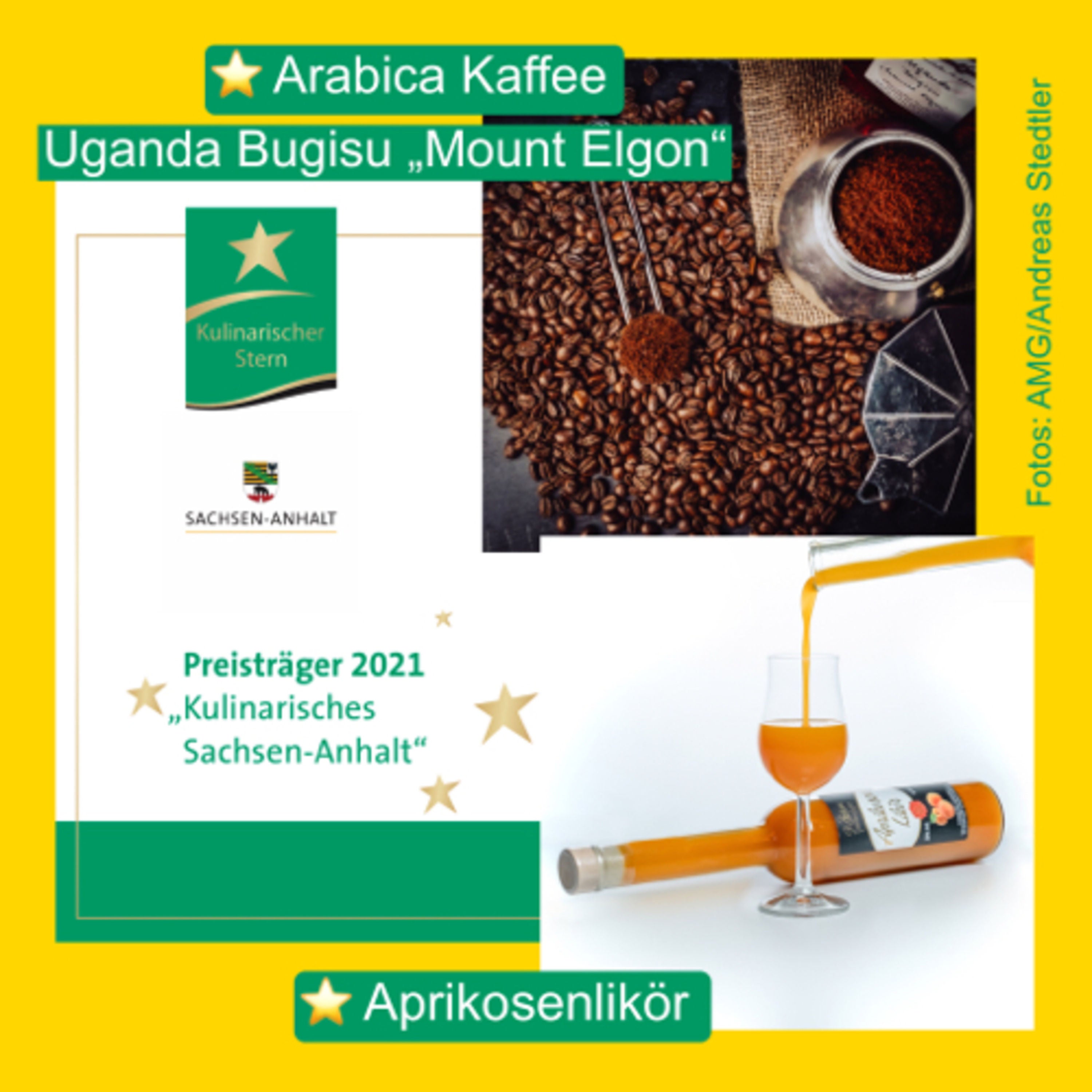 Arabica Kaffee & Aprikosenlikör - Kulinarische Sterne 2021