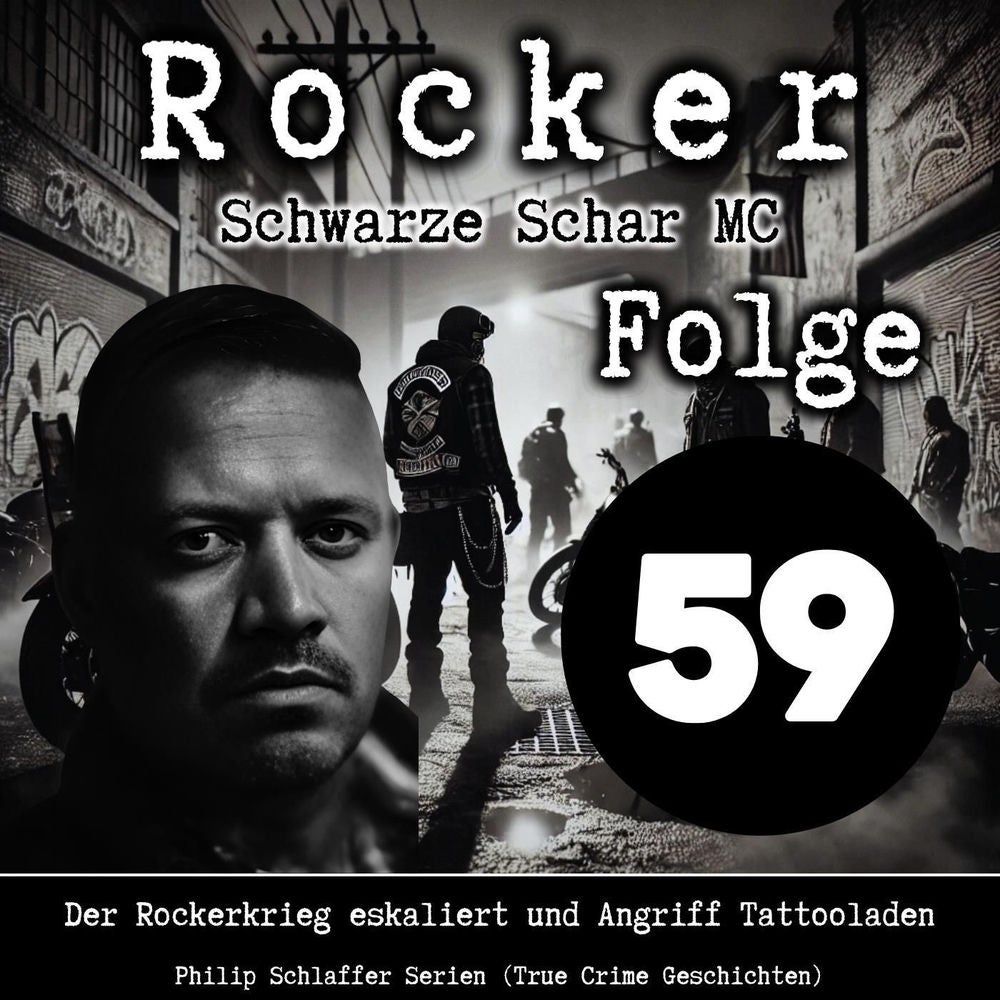 Rocker Schwarze Schar MC, Folge 59: Der Rockerkrieg eskaliert und Angriff Tattooladen (True Crime Geschichten)