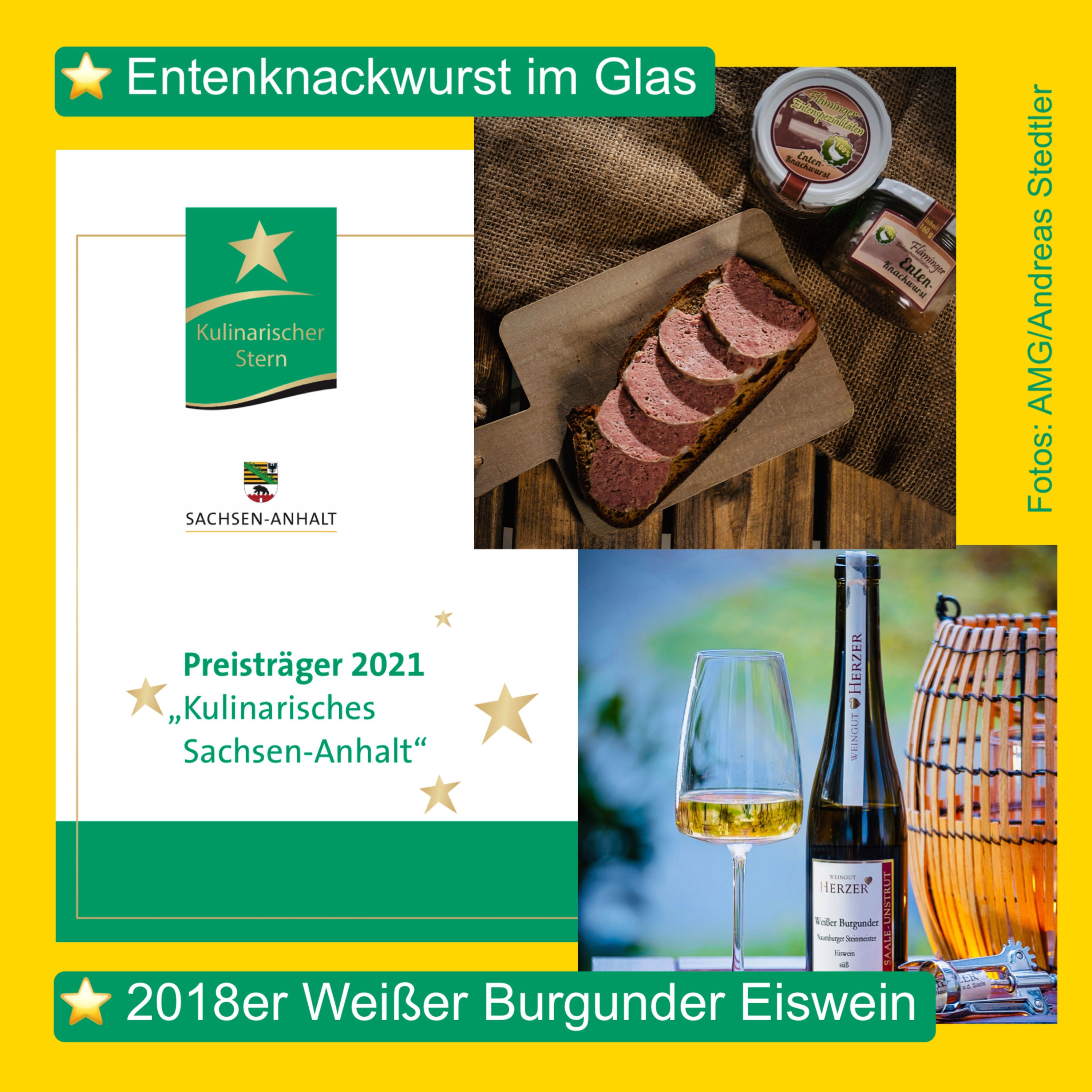 Entenknackwurst im Glas & Burgunder Eiswein - Kulinarische Sterne 2021