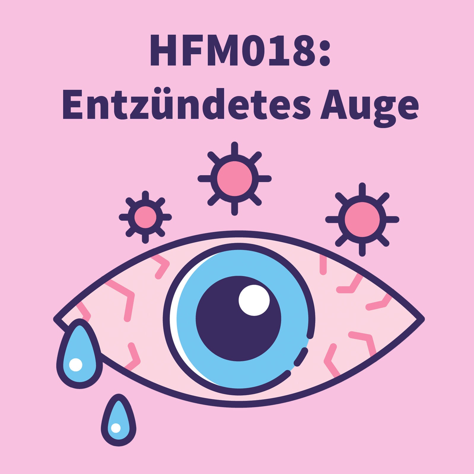 Entzündetes Auge