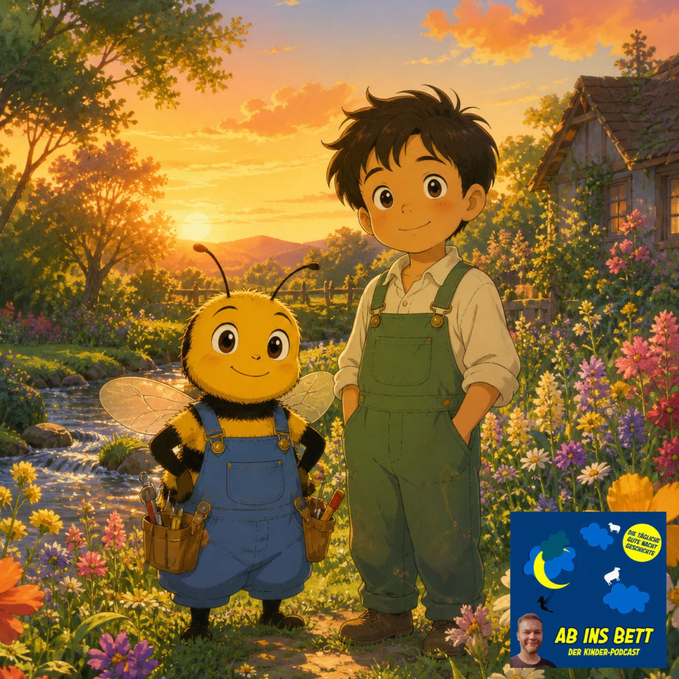 #2076 Arno und die Biene mit der Latzhose