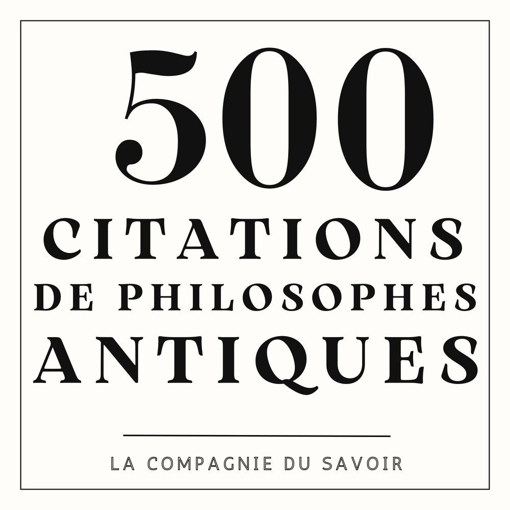 500 citations de philosophes antiques