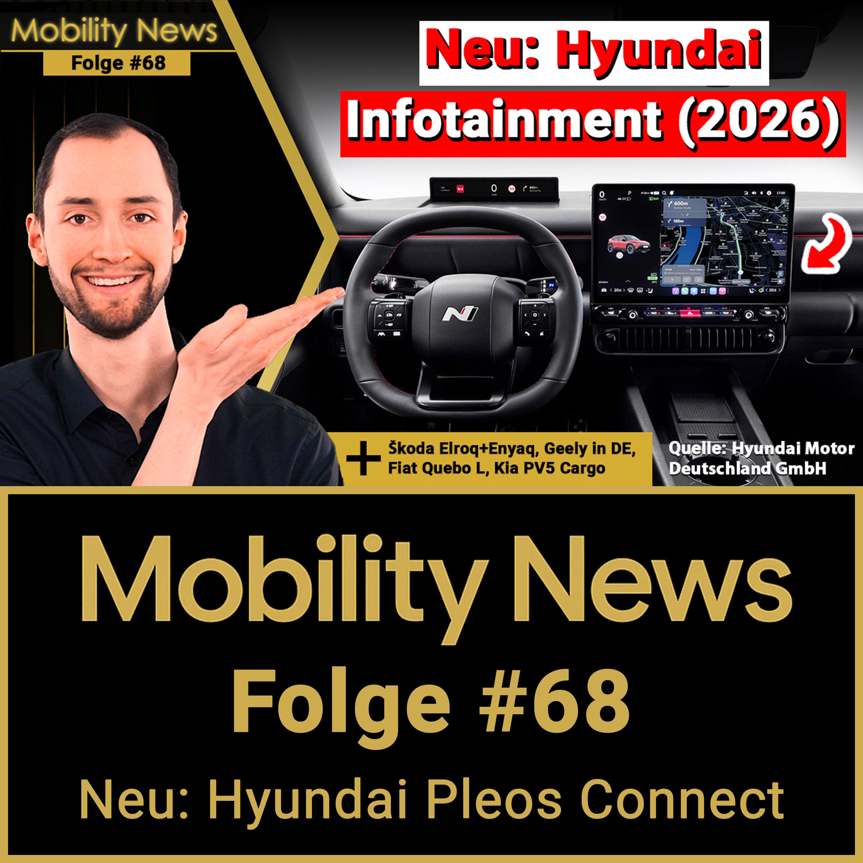 Mega-Cockpit bei Hyundai mit KI: Ist Pleos Connect ENDLICH gut bedienbar?! | | Mobility News #68