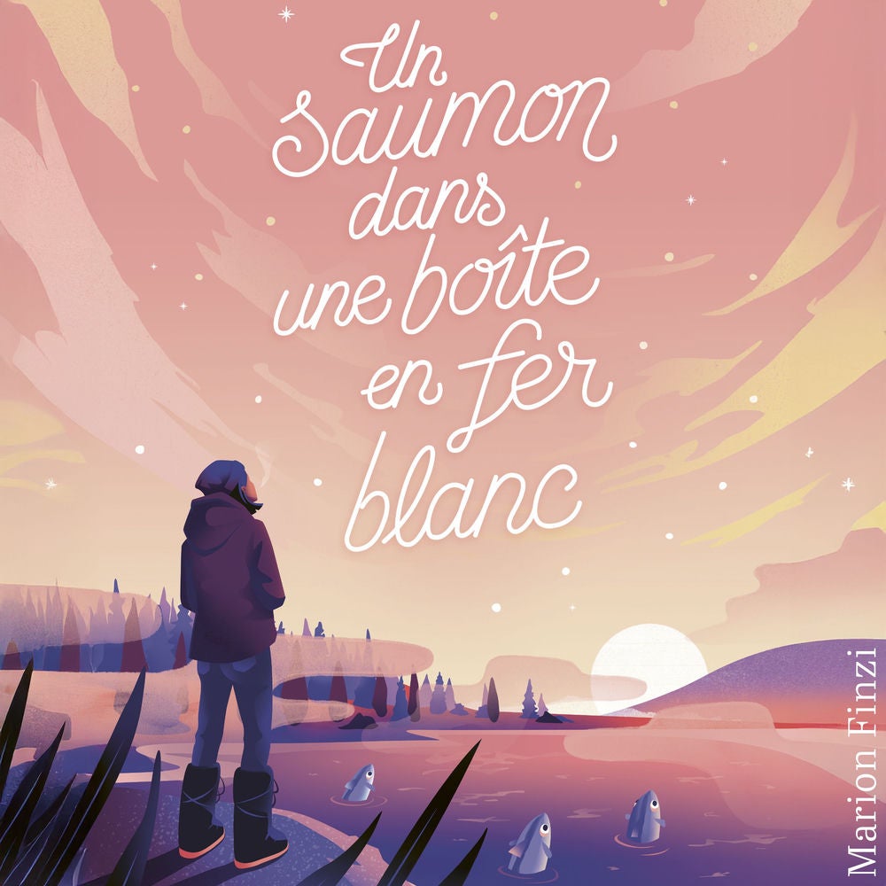 Un saumon dans une boîte en fer blanc