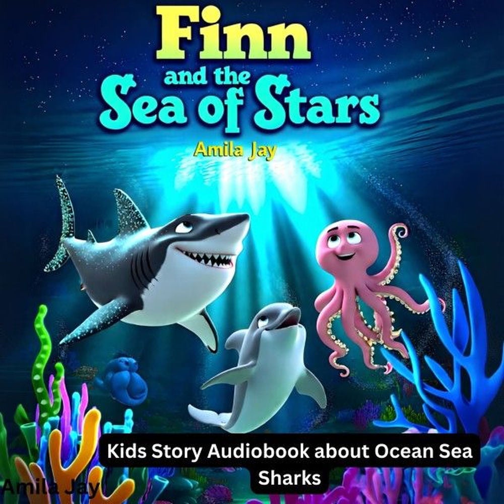 Finn and the Sea of Stars - Kids Story Audiobook About Ocean Sea Sharks