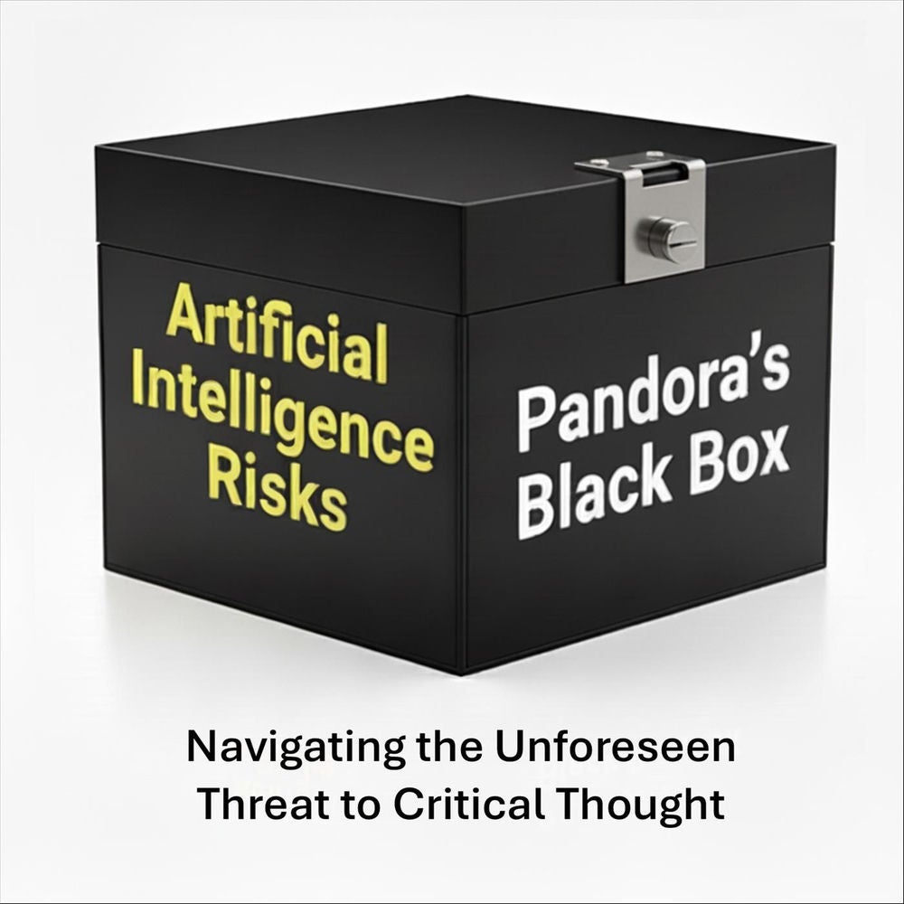 Artificial Intelligence Risks: Pandora's Black Box - Navigating the Unforeseen Threat to Critical Thought