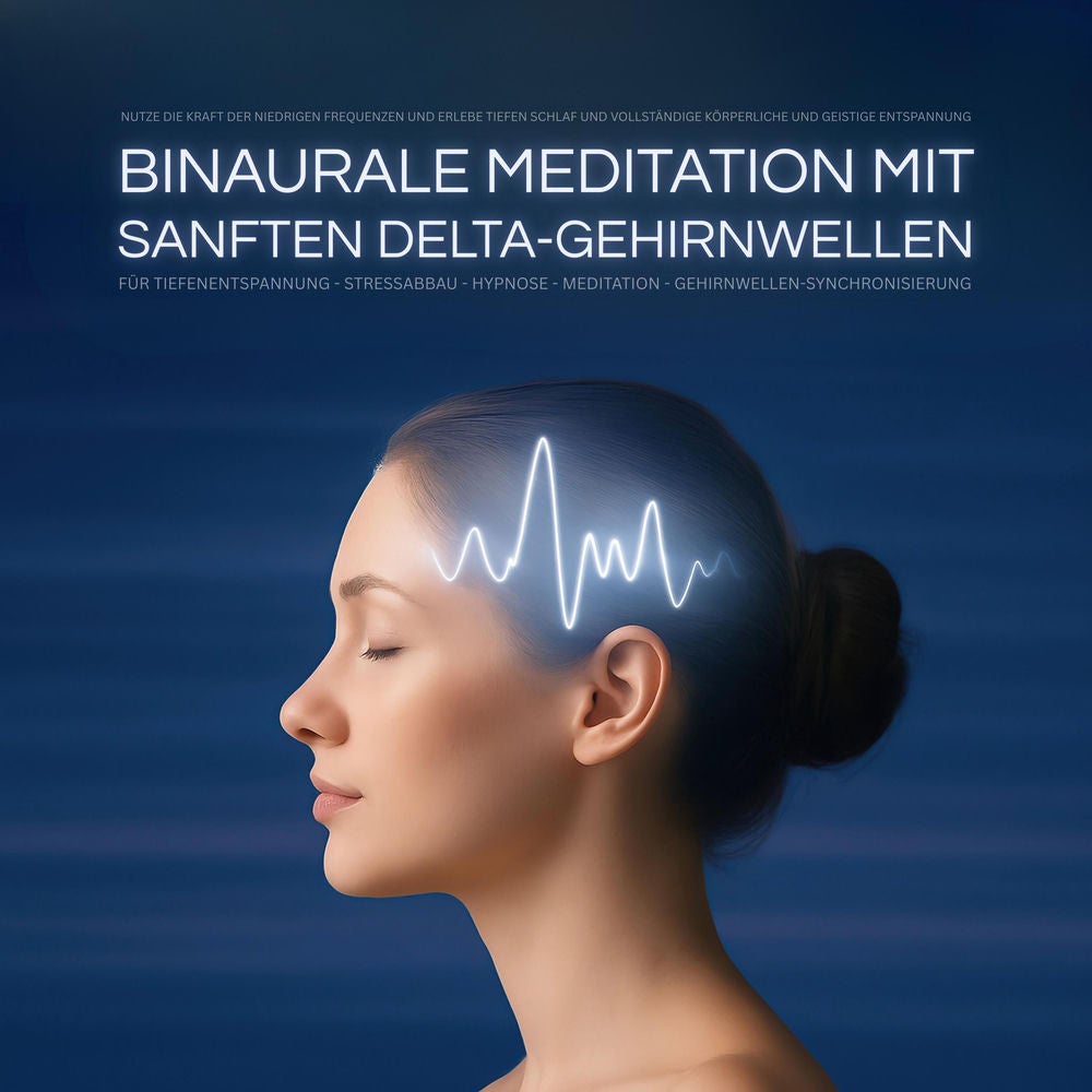 Binaurale Meditation mit sanften Delta-Gehirnwellen für Tiefenentspannung - Stressabbau - Hypnose - Meditation - Gehirnwellen-Sync