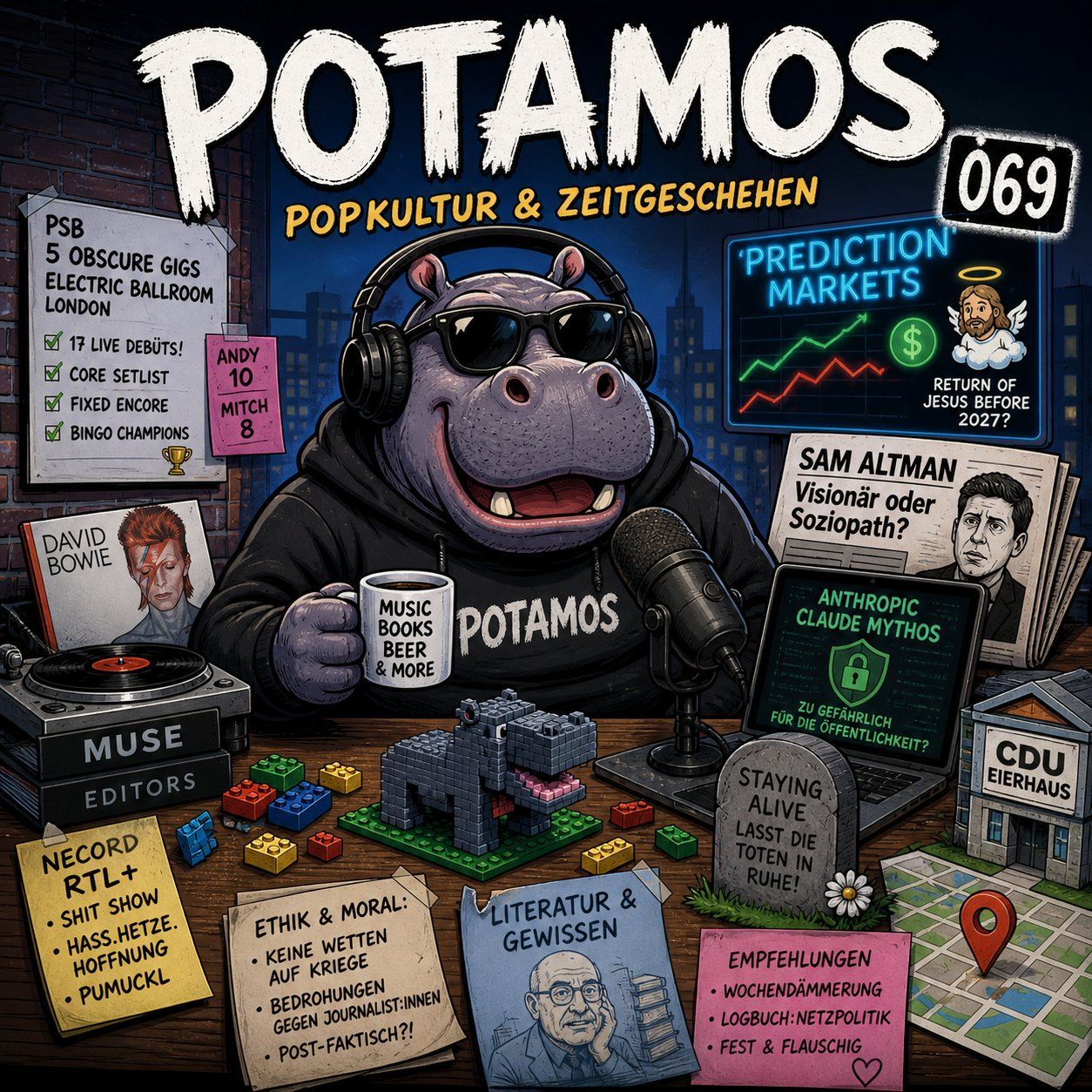 Potamos 069 - Weniger Popkultur, zu viel KI und mehr Zeitgeschehen