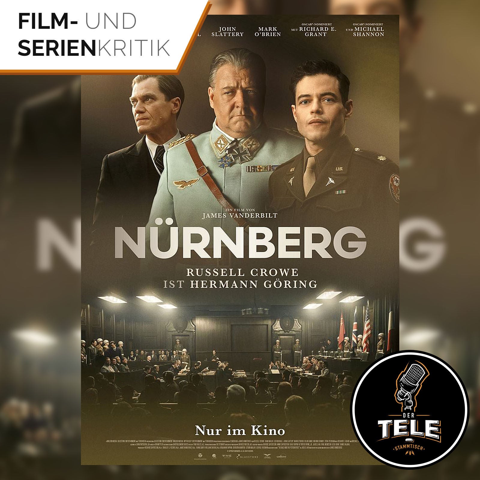 Nürnberg | Duell: Ober-Nazi vs. Psychiater - Historisches Gerichtsdrama mit Rami Malek und Russell Crowe