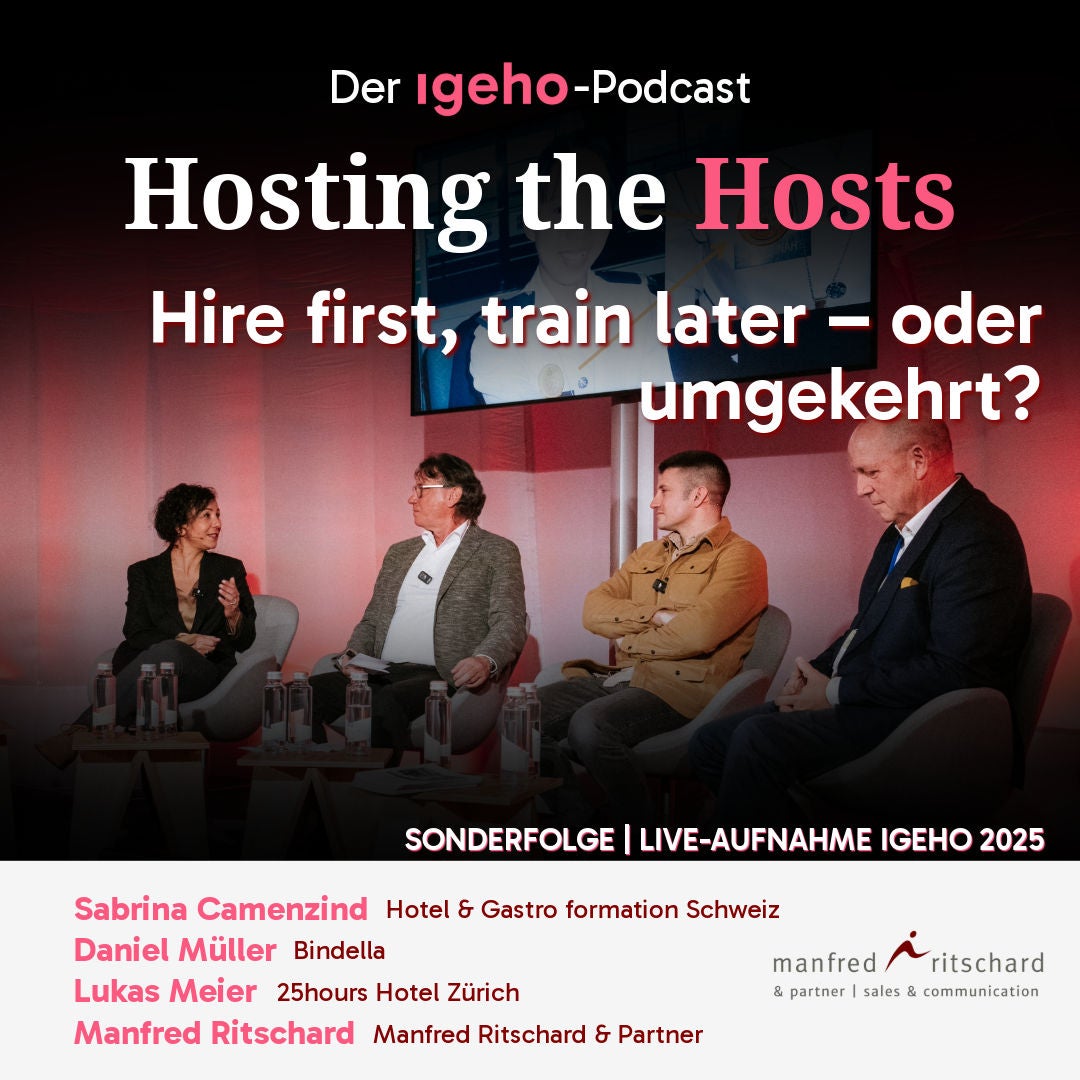 Sonderfolge «Manfred Ritschard & Partner»: Hire first, train later - oder umgekehrt?