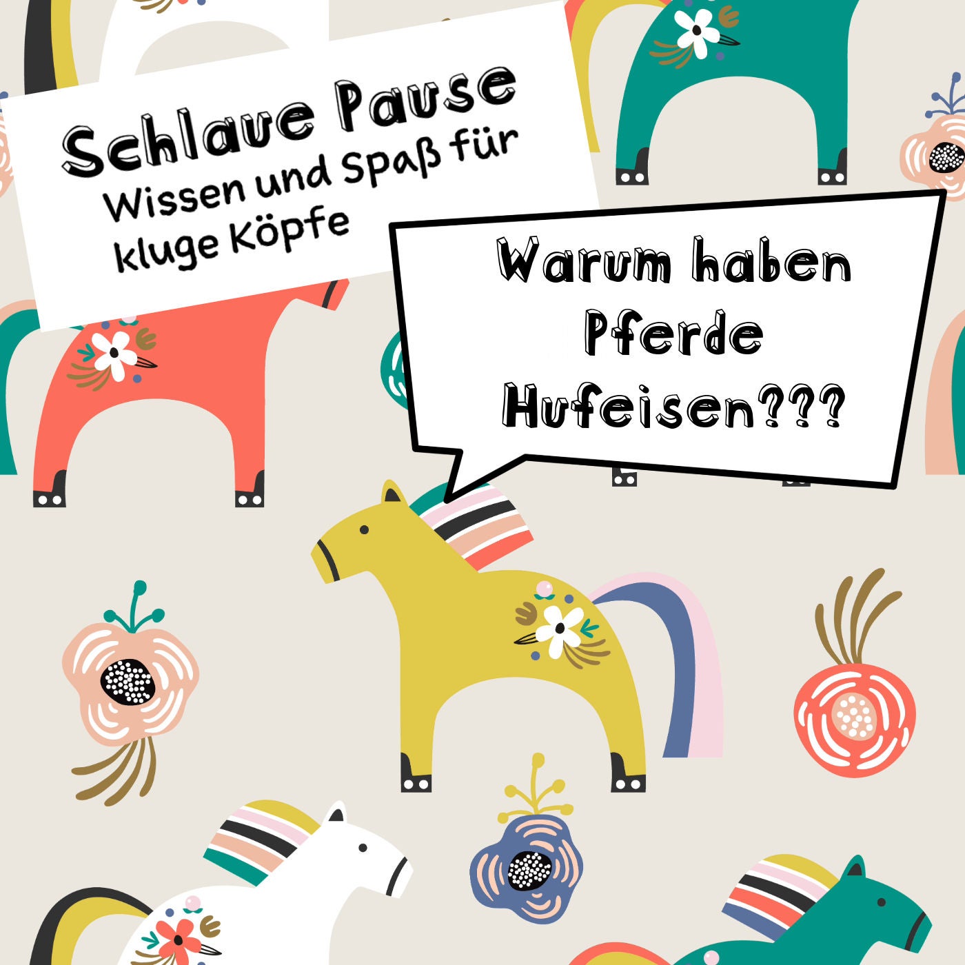 Warum haben Pferde Hufeisen?