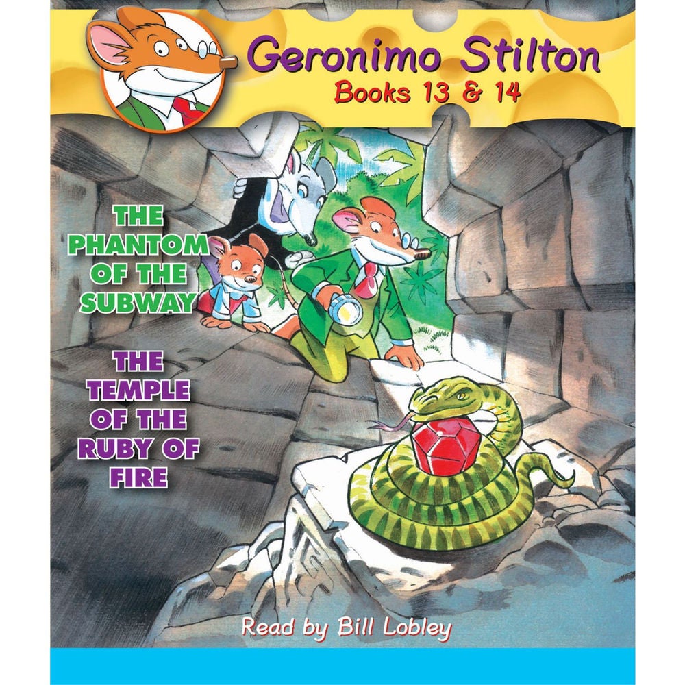 The Phantom of the Subway / The Temple of the Ruby of Fire - Geronimo Stilton, Books 13 - 14