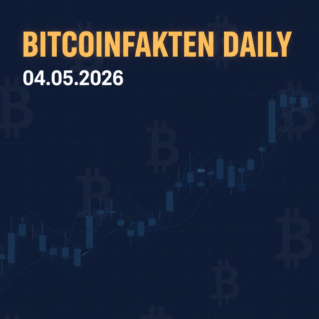 Bitcoinfakten Daily · 04.05.2026 — Bitcoin Haltefrist, Nobitex Skandal, Steuerdebatte
