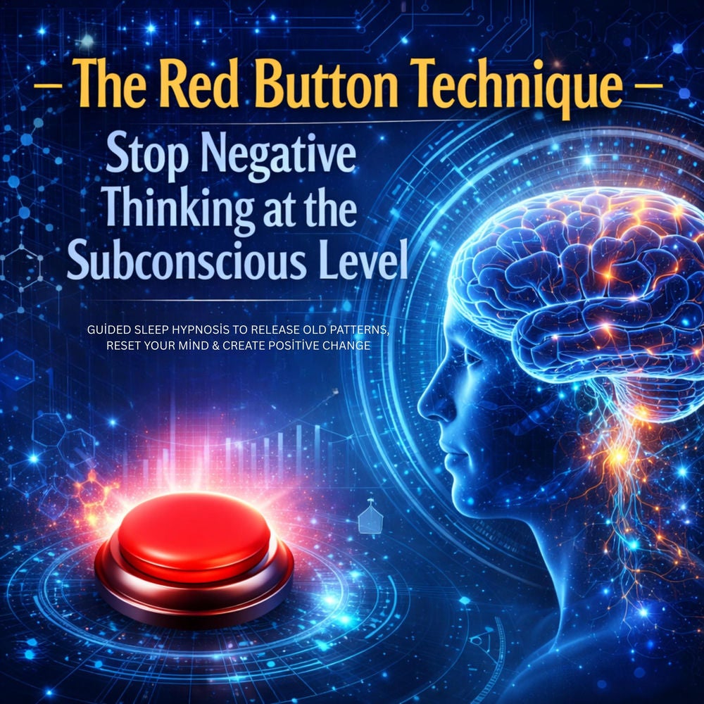 The Red Button Technique ––– Stop Negative Thinking at the Subconscious Level ––– Proven Sleep Hypnosis