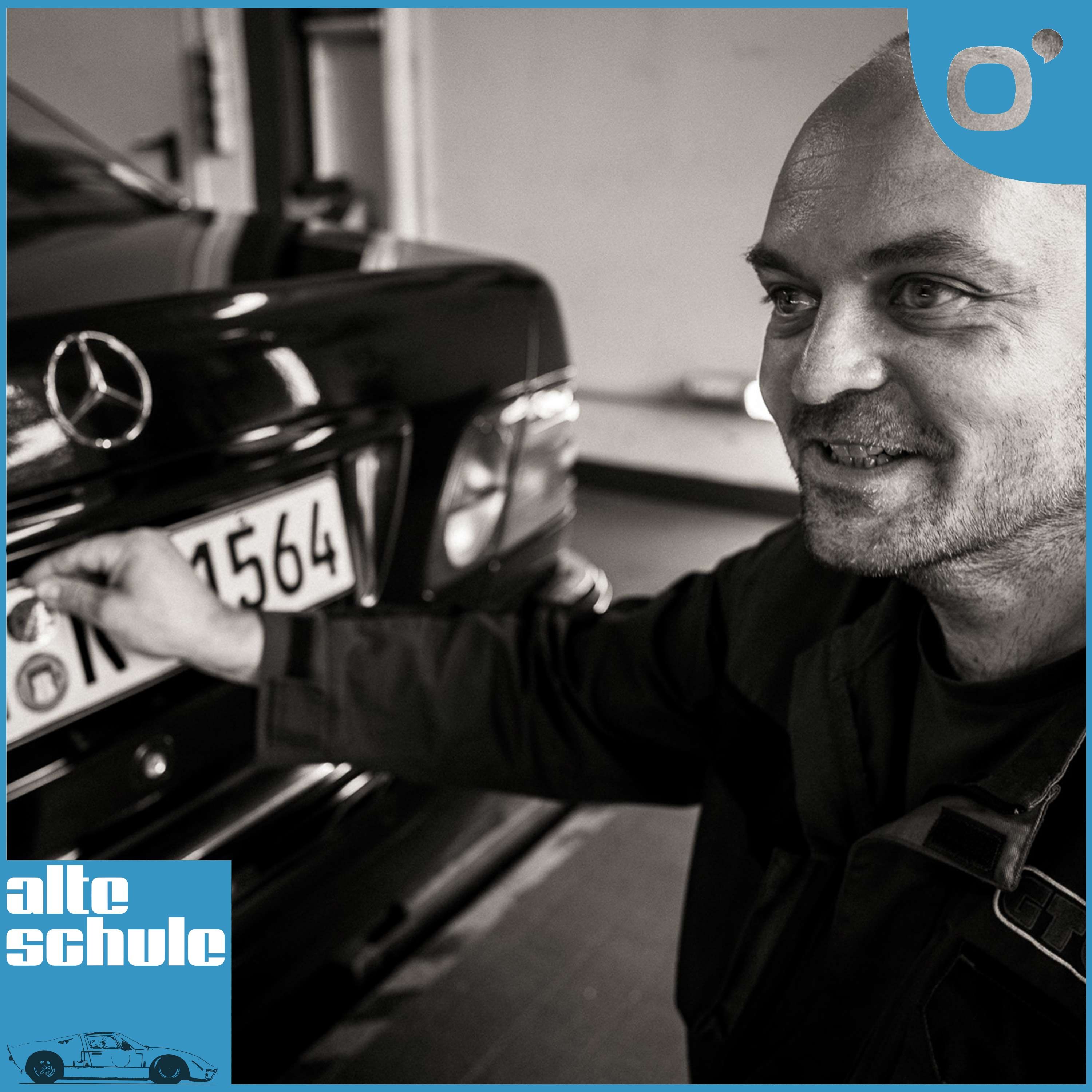 mit meinem Mercedes bei der Hauptuntersuchung