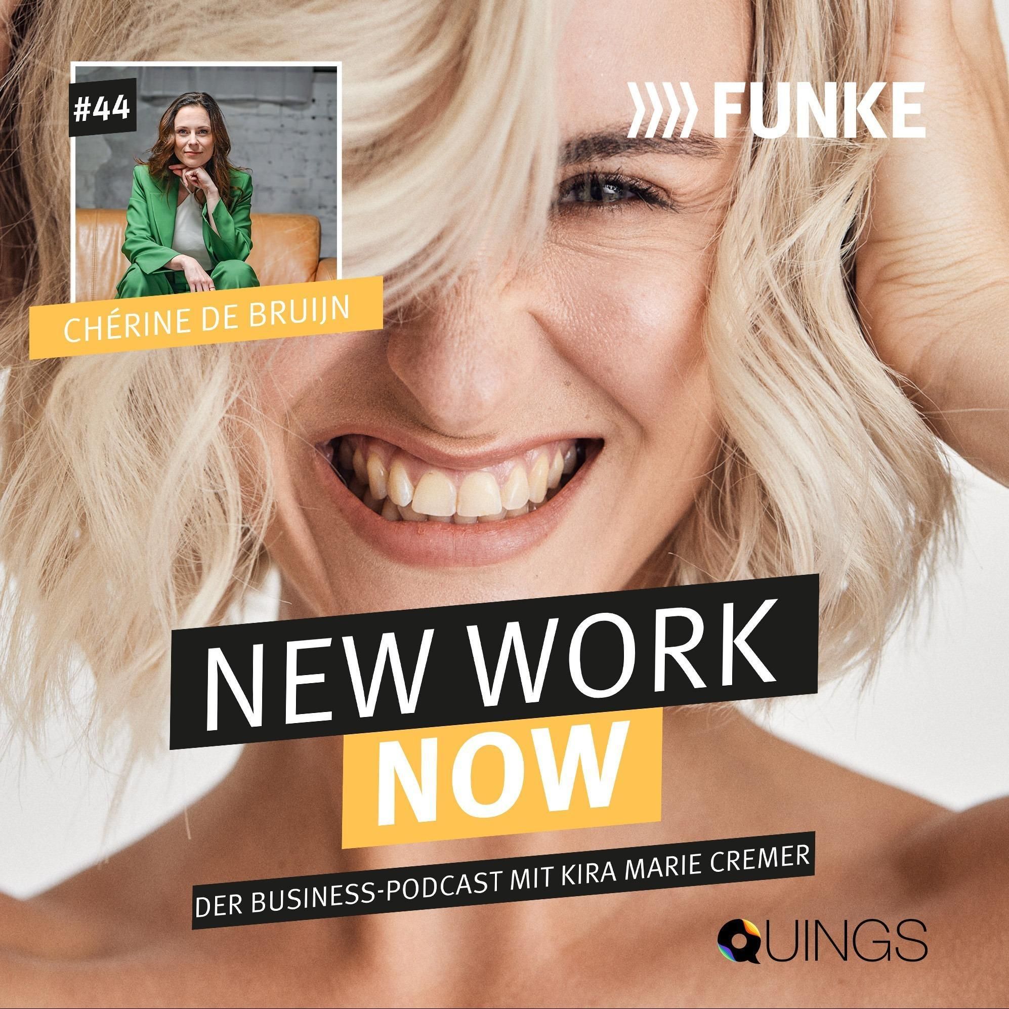 #44 Chérine De Bruijn | Über New Work in der Unternehmenskommunikation, Authentizität beim Netzwerken und mutige Persönlichkeiten