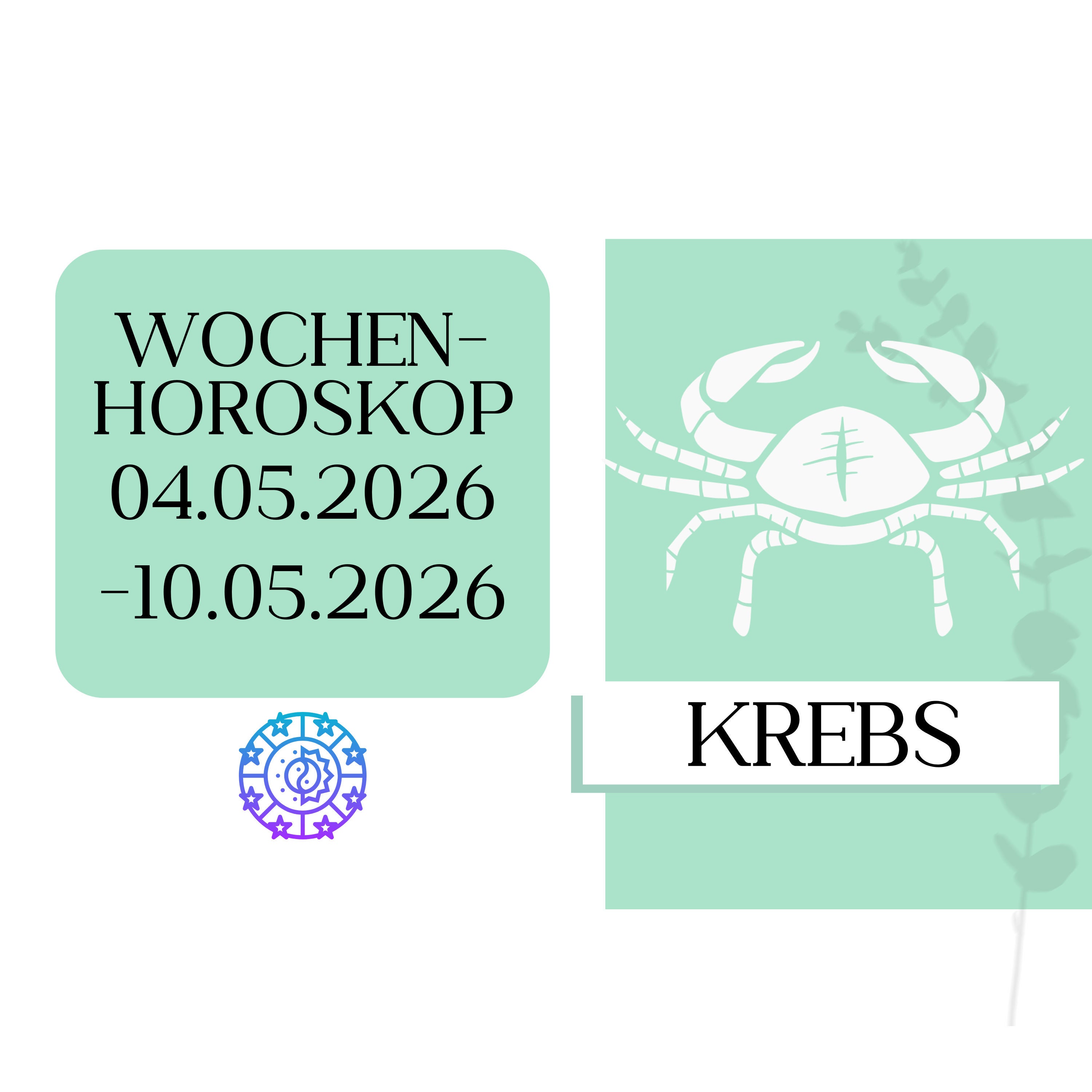 ♋ Wochenhoroskop - Krebs | 04.05.-10.05.26 | KW 19/2026