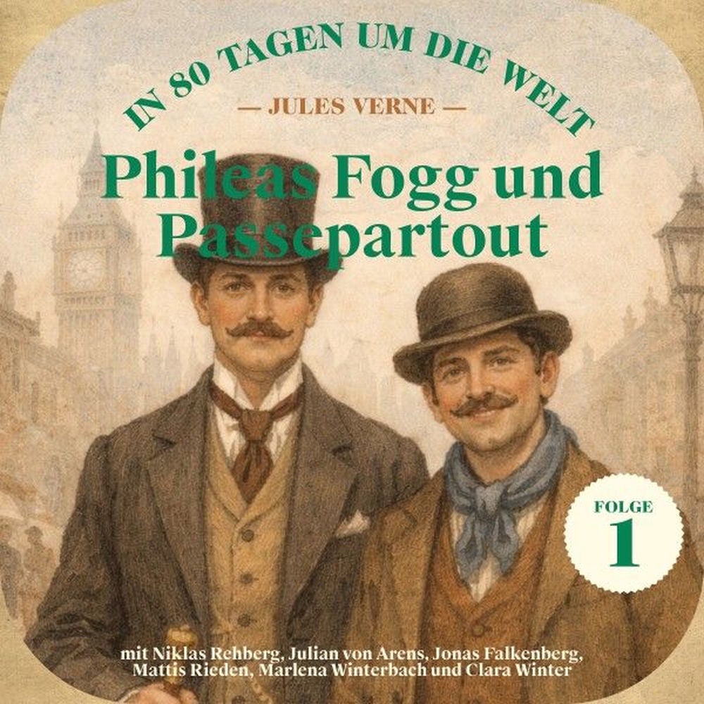 Phileas Fogg und Passepartout (In 80 Tagen um die Welt, Folge 1)