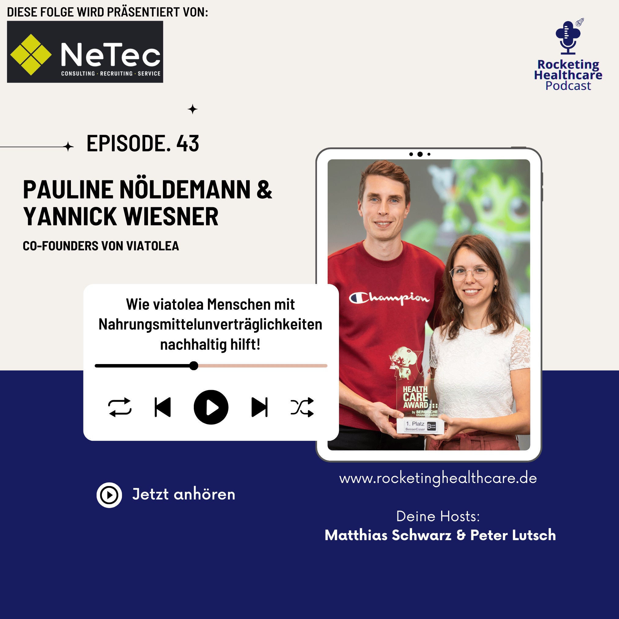 RHC 043: Wie viatolea Menschen mit Nahrungsmittelunverträglichkeiten nachhaltig hilft!
